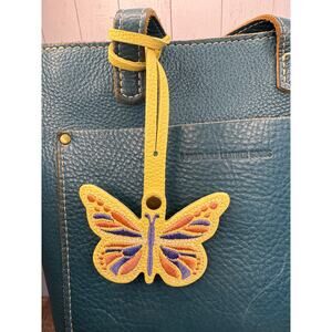 Portland Leather BUTTER BLISS Yellow Butterfly Charm Monarca Charm NEW FAST SHIP